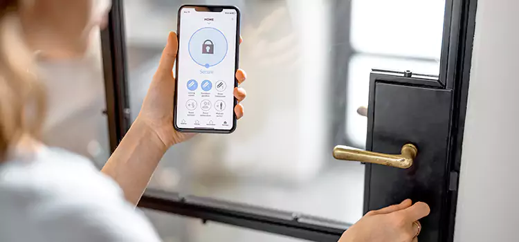 Fingerprint Door Lock Installation Delson